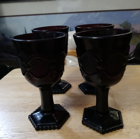 🏫 4 AVON 1876 CAPE COD GLASS🍹🏤 - Picture 10 of 11